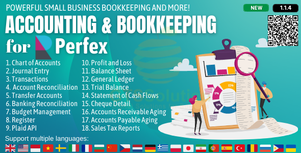 Accounting & Bookkeeping for Perfex CRM
