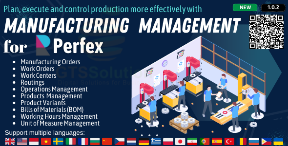 Manufacturing Management module for Perfex CRM