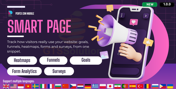Smart Page for Perfex CRM - Heatmaps, Funnels & Form Analytics